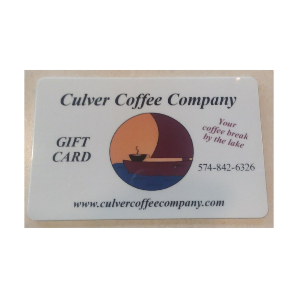 Culver Coffee Co Gift Card