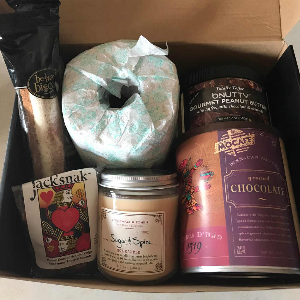 Social distancing hot chocolate goodie box